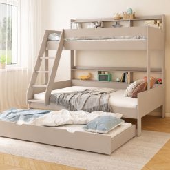 Haven Storage Family Bunk with trundle beddrawer in Cashmere (3)