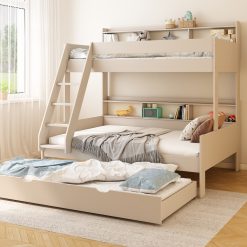 Haven Storage Family Bunk with trundle beddrawer in Cashmere (3)