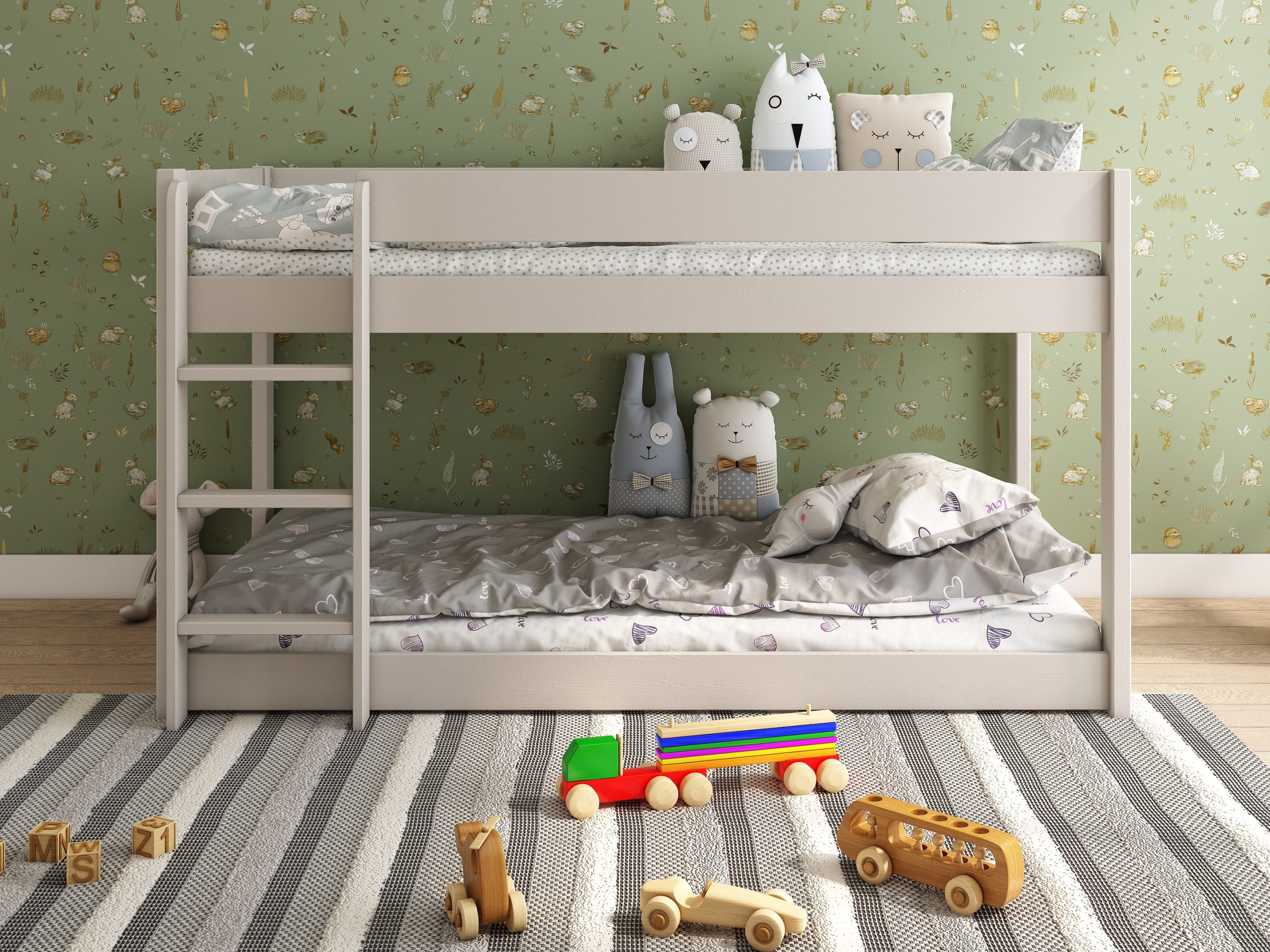 Milo Low Bunk in Cashmere (2)