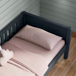 arven junior bed blue detailed birds eye