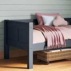 arven junior bed blue detailed side view