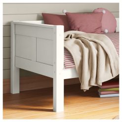 arven junior bed white detailed side view
