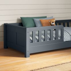 arven junior floor bed blue detailed side view