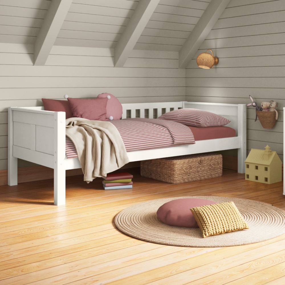 stompa arven white junior bed angled zoomed
