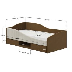 aubrey velvet bed 435