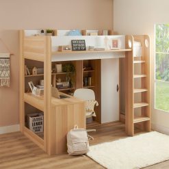 ava kids high sleeper with storage