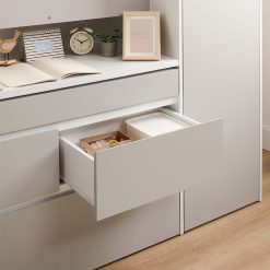 bailey kids storage cabin bed with desk wardrobe