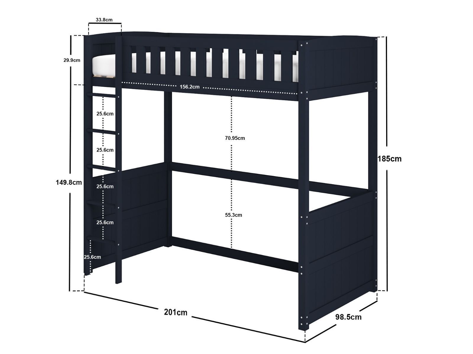 bea high sleeper 475