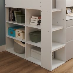 cuckooland kids cabin storage bed with desk
