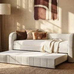 livia cream sofa bed 1235